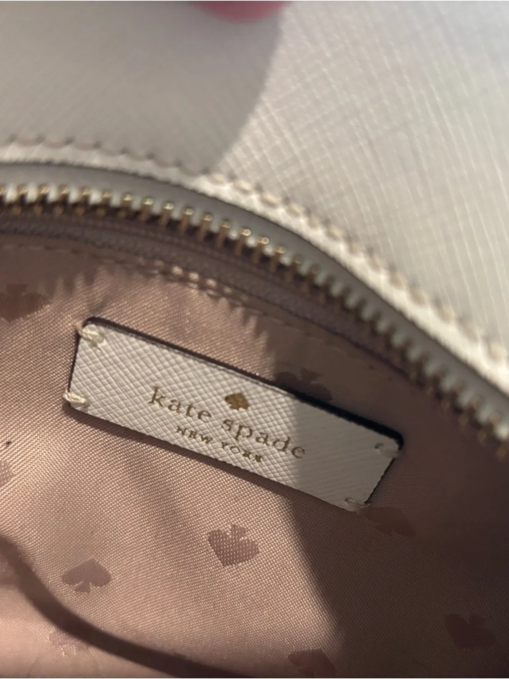 Kate Spade Staci Cameron Small Satchel Crossbody Parchment White - Picture 4 of 12